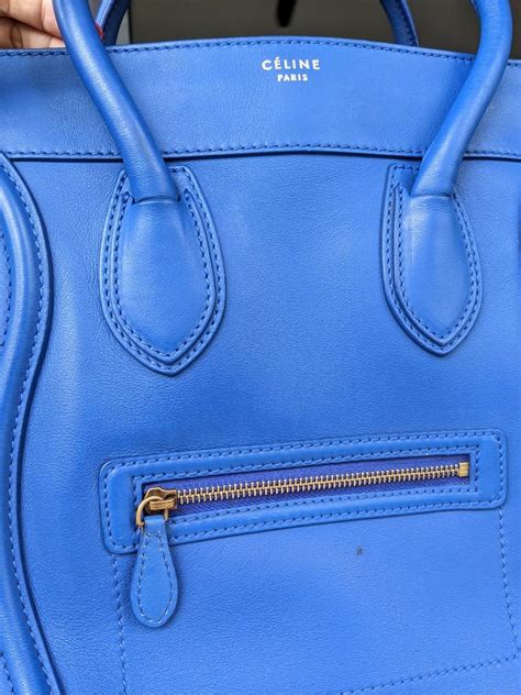 celine electric blue bag|celine underarm bag.